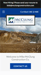 Mobile Screenshot of mcclungconstruction.com